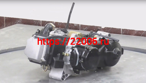 Двигатель 4т. 150 см3 157QMJ (GY6-150) Dingo150 моноблок с редуктором в сборе и масл. охлажд. фото 4 Двигатель 4т. 150 см3 157QMJ (GY6-150) Dingo150 моноблок с редуктором в сборе и масл. охлажд. фото 4