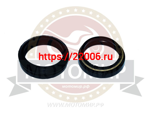 Набор сальников Урал передней вилки (2шт верх.+2шт низ.) Россия Набор сальников Урал передней вилки (2шт верх.+2шт низ.) Россия
