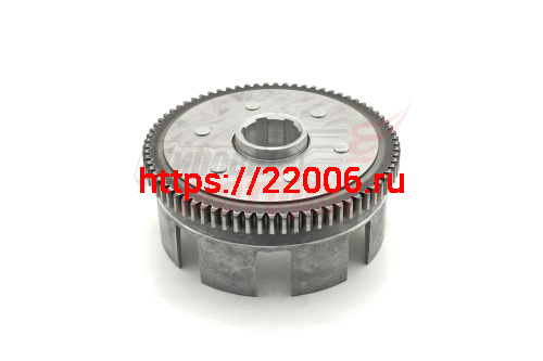 Барабан сцепления наружный 157FMI (125сс),162FMJ (150сс) (лепестки ровные)