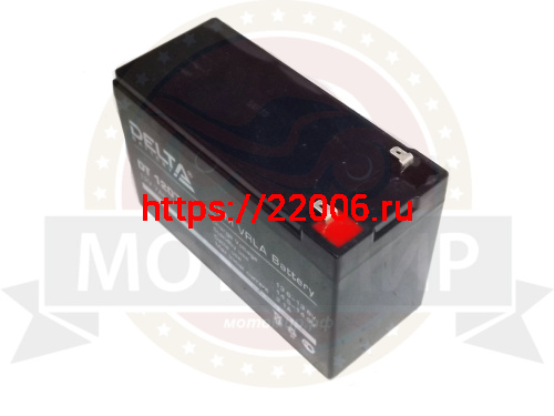 Аккумулятор 12В  7 А/ч, кислот.(Delta DT 1207)(150х65х90) для электро.машинок., (НАБОР) фото 2