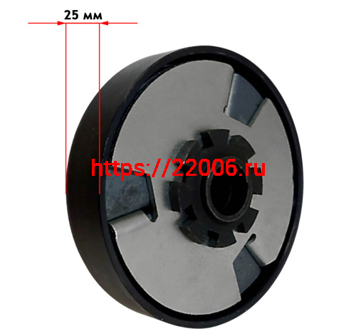 Сцепление  автоматическое, на вал 19 мм, цепь 428, звезда 10 зубов фото 5