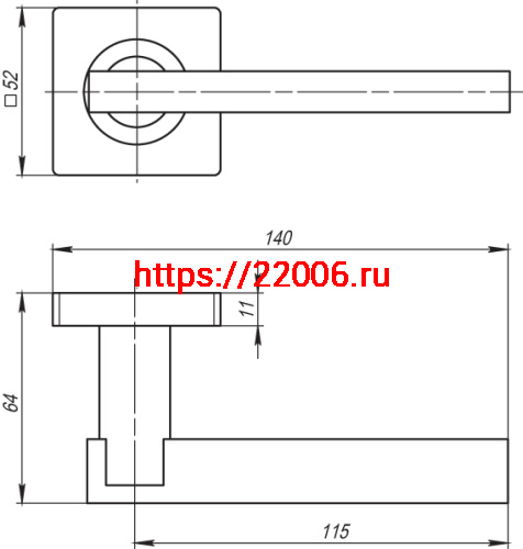 Ручка Armadillo (Армадилло) раздельная K.SQ52.ORBIS (ORBIS SQ004) SN/CP-3 матовый никель/хром фото 3 Ручка Armadillo (Армадилло) раздельная K.SQ52.ORBIS (ORBIS SQ004) SN/CP-3 матовый никель/хром фото 3