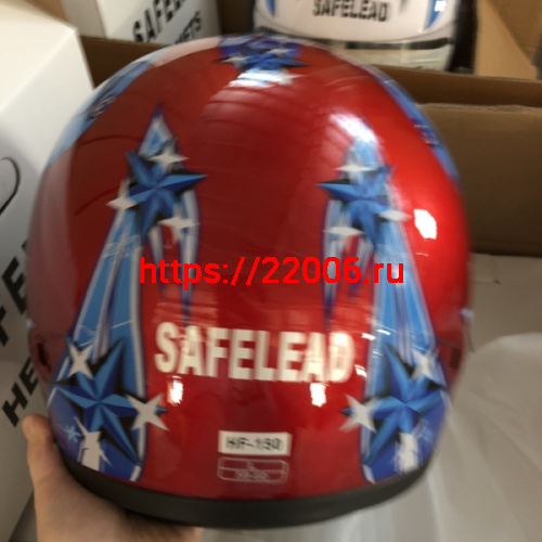 Шлем интеграл "Safelead" HF-150 NEW белый (BG), бургунди (DT), черный (Q30), размер L фото 5
