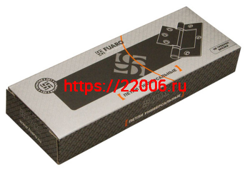 Петля Fuaro (Фуаро) универсальная без врезки IN4300W PB (300-2BB 100x2,5) латунь фото 2