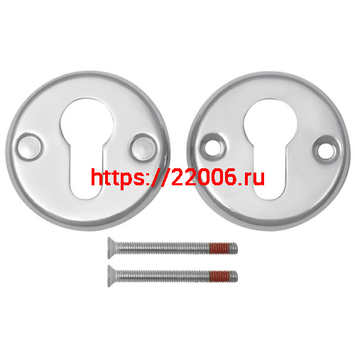 Накладка Fuaro (Фуаро) на цилиндр ET.R.FIN001 (ESC-С-001) CP хром фото 3 Накладка Fuaro (Фуаро) на цилиндр ET.R.FIN001 (ESC-С-001) CP хром фото 3