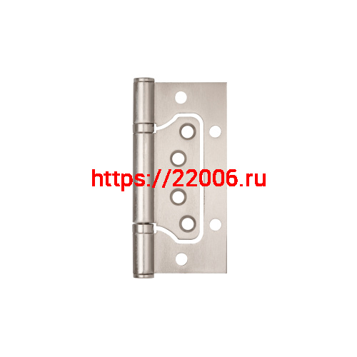 Петля Ajax (Аякс) универсальная без врезки IN4000W SN (100/P-2B 100x2,3) мат.никель фото 3 Петля Ajax (Аякс) универсальная без врезки IN4000W SN (100/P-2B 100x2,3) мат.никель фото 3