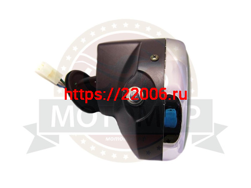 Фара Иж, Урал, Днепр круглая импортная, пластмасса фото 2 Фара Иж, Урал, Днепр круглая импортная, пластмасса фото 2