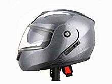 Мотошлем VIRTUE MD-903 трансформер с визором серый карбон (L)