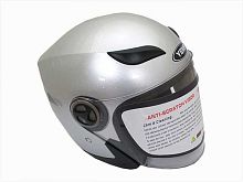 Мотошлем YM-619 серебряный (S)