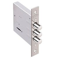 Замок Elbor (Эльбор) врезной Кремень 1.04.03 никель, сув., 3 риг.