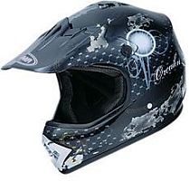 Мотошлем YM-210 KIDS синий  (М)