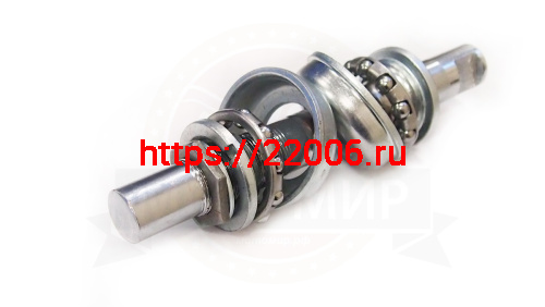 Кареточный узел в сборе (резьбовой, подшипник 3/16*11, чашки D-35мм + пыльник) JKB03 (EBA-03) Кареточный узел в сборе (резьбовой, подшипник 3/16*11, чашки D-35мм + пыльник) JKB03 (EBA-03)