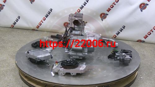 Двигатель 4т. 250 см3 177MM, NС250, ZONSHEN, 4х клап, эл+кик, жидк. охлажд. + РАДИАТОР 94197 фото 3 Двигатель 4т. 250 см3 177MM, NС250, ZONSHEN, 4х клап, эл+кик, жидк. охлажд. + РАДИАТОР 94197 фото 3