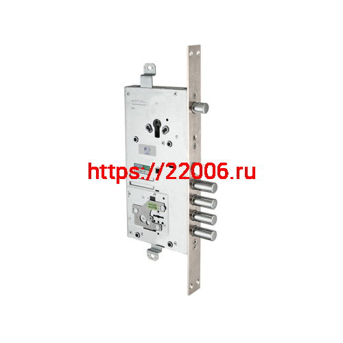 Замок Mottura (Моттура) врезной двухсистемный 54.J939M-S MyKey (левый), перекод. с торца, кл. 40 мм, без накл.