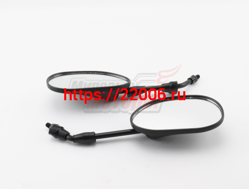 Зеркала (036) пласт. (бобовидные, черные) d=8 скутер (в уп. 50 пар) Зеркала (036) пласт. (бобовидные, черные) d=8 скутер (в уп. 50 пар)