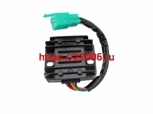 Реле регулятор напряжения 157FMI,166FMM,ATV150,RX150,SR150,BK150 (1 штекер "папа" 5 контактов) Реле регулятор напряжения 157FMI,166FMM,ATV150,RX150,SR150,BK150 (1 штекер "папа" 5 контактов)
