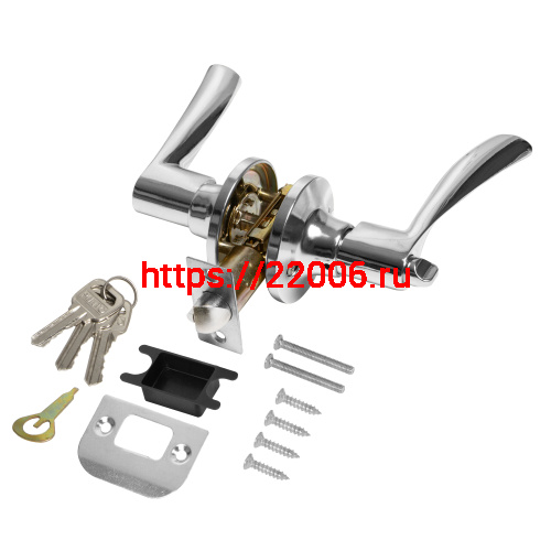 Ручка Punto (Пунто) защелка DK610/BL CP-ET (кл./фик.) хром фото 2