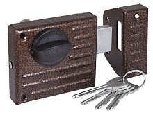 Замок Zenit (Зенит) накладной ЗН1-2.1 медь