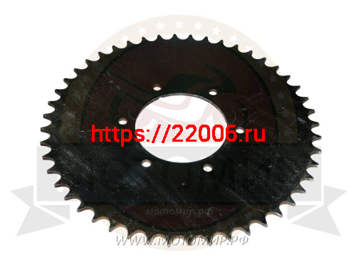 Звезда 48 зуб. (415) цепи, задняя  "Газуля" F50/72/80 голая (6 отверстий)