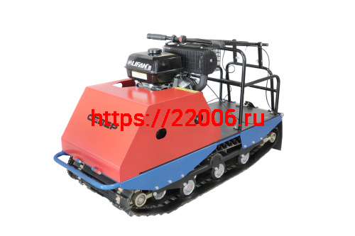 Мотобуксировщик 20 л.с. Север-Э (3 тел.) дв.Lifan эл./зап., вариатор "Сафари", катковая подв., комплектация без аккумулятора