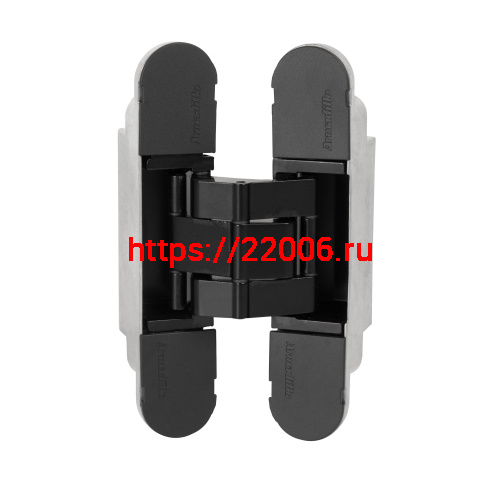 Петля Armadillo (Армадилло) скрытой установки U3D7803.VPG BL черный TECH Петля Armadillo (Армадилло) скрытой установки U3D7803.VPG BL черный TECH