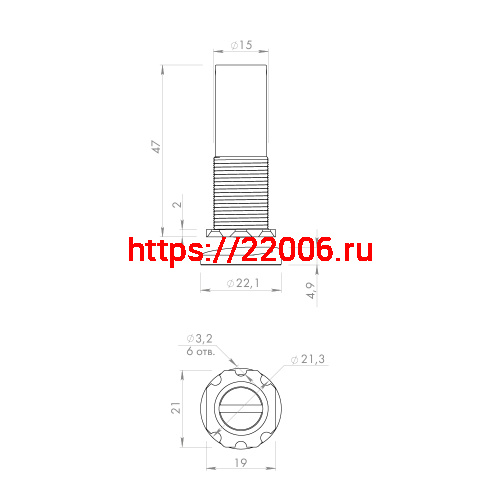 Упор Armadillo (Армадилло) дверной скрытый MAX INOX/2 фото 10