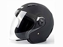 Мотошлем VIRTUE MD-207 открытый черный матовый (S)