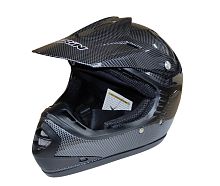 Шлем кроссовый KIRIN QL-B07, карбон, синий, размер S