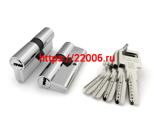 Цилиндровый Fuaro (Фуаро) механизм (R600/70) R6000Key70(30+10+30) CP хром 5Key
