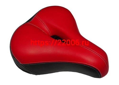 Сиденье вело простое на пружинах 265х235мм, двухцветное (EPSD-63) Сиденье вело простое на пружинах 265х235мм, двухцветное (EPSD-63)