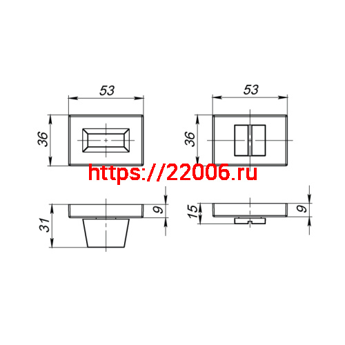 Ручка Armadillo (Армадилло) поворотная BK6.K.UCS36 (BK6 UCS) BL-26 черный фото 3 Ручка Armadillo (Армадилло) поворотная BK6.K.UCS36 (BK6 UCS) BL-26 черный фото 3