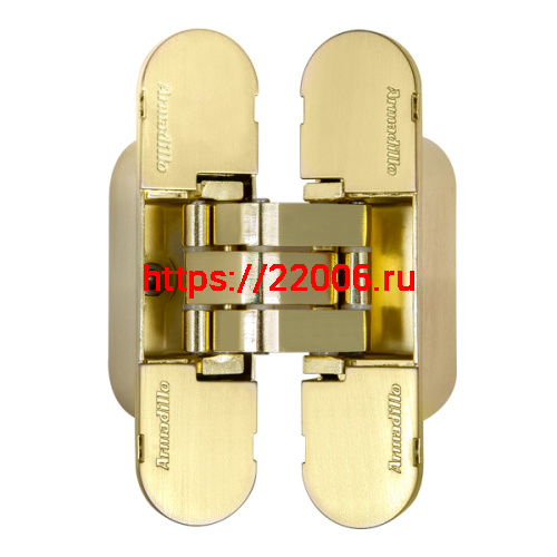 Петля Armadillo (Армадилло) скрытой установки U3D4000 SG (9540UN3D) мат. золото Петля Armadillo (Армадилло) скрытой установки U3D4000 SG (9540UN3D) мат. золото
