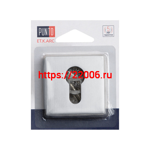 Накладка Punto (Пунто) под цилиндр ET.K.ARC.Q52 (ET ARC) SSC-16 сатин.хром фото 2
