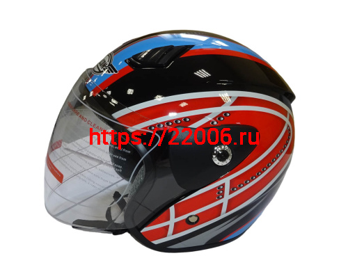 Шлем открытый FALCON XZH207 (Колобок) с забралом, размер L фото 2