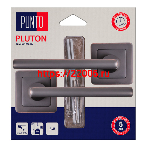 Ручка Punto (Пунто) раздельная LM/A K.QR52.PLUTON/HD ABL-28 медь Ручка Punto (Пунто) раздельная LM/A K.QR52.PLUTON/HD ABL-28 медь