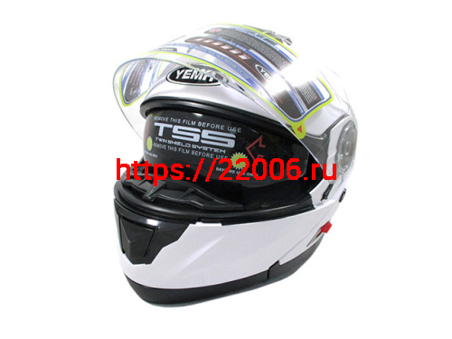 Мотошлем YM-926 белый (XL) Мотошлем YM-926 белый (XL)
