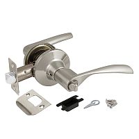 Ручка Ajax (Аякс) защелка DK610 SN-BK (6010 SN-B) (фик.) мат. никель