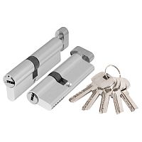 Цилиндровый Ajax (Аякс) механизм (AX202/110) AX2002Knob110 (50+10+50) CP хром с вертушкой