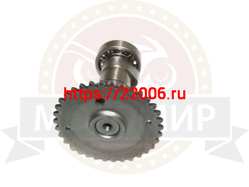 Распредвал в сборе со звездой 4х такт. GY6-50, 139QMB (69,4мм) фото 2 Распредвал в сборе со звездой 4х такт. GY6-50, 139QMB (69,4мм) фото 2