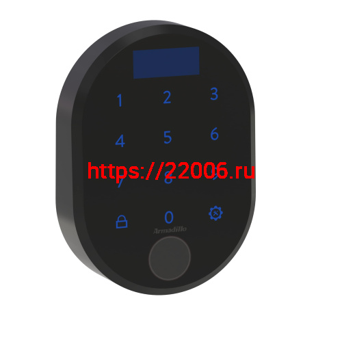 Кодовая панель Armadillo (Армадилло) с отпечатком пальца CD.B RT01.02 BL черный Кодовая панель Armadillo (Армадилло) с отпечатком пальца CD.B RT01.02 BL черный