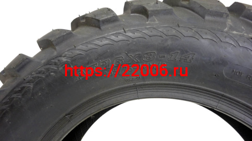 Покрышка ATV 14" 26 х 8.00 - 14 (Р392) без камеры, RM 500, RM 650 передние WANDA фото 3 Покрышка ATV 14" 26 х 8.00 - 14 (Р392) без камеры, RM 500, RM 650 передние WANDA фото 3