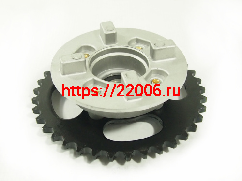 Звезда 37 зуб. (420) цепи, задняя Альфа, Дельта, Zodiak в сборе с основанием Звезда 37 зуб. (420) цепи, задняя Альфа, Дельта, Zodiak в сборе с основанием