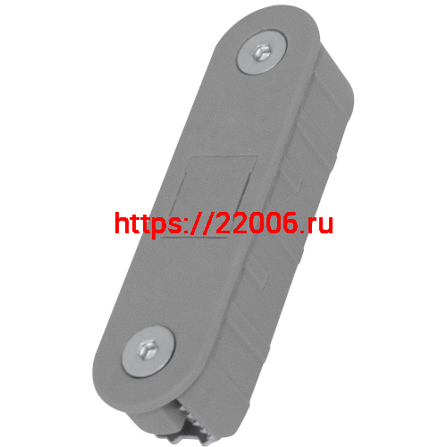 Ответная планка AGB (АГБ) для защелок Touch (для алюминиевых коробок) B02404.30.78 (серый)