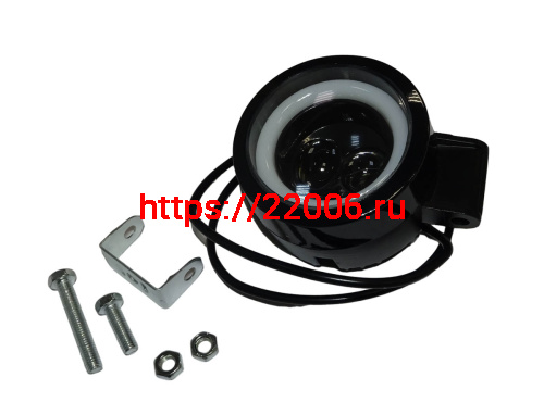 Фара светодиодная доп. света Альфа Турист, ставятся выше пер.щитка, с ангельскими глазками Фара светодиодная доп. света Альфа Турист, ставятся выше пер.щитка, с ангельскими глазками