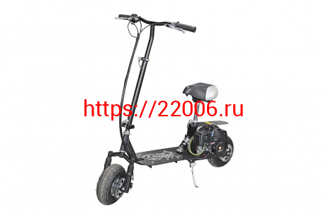Мотосамокат (2-х.такт.,двиг.мотокоса 43см,диск.тормоза,бак 2л, 20км/ч) 10" Мотосамокат (2-х.такт.,двиг.мотокоса 43см,диск.тормоза,бак 2л, 20км/ч) 10"