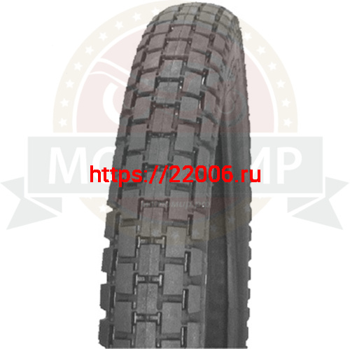 Покрышка  ПетроШина 19" И-40, 3.75-19 (100/100-19) с камерой, Урал