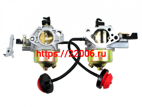 Карбюратор с подкачкой 190F в сборе с бензокраном Карбюратор с подкачкой 190F в сборе с бензокраном