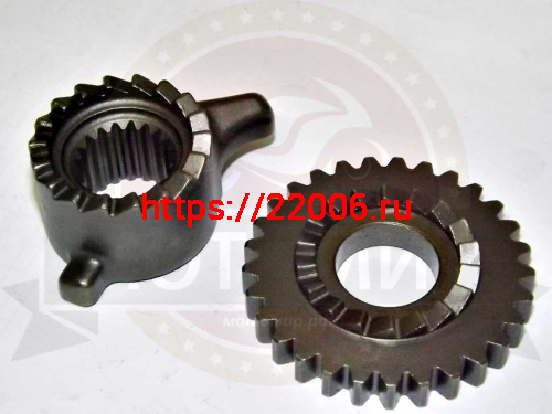 Храповик кикстартера CG125, 157FMI Хантер в сборе без шестерни и кикстартера