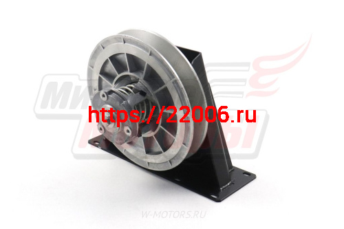 Кронштейн мотобуксировщика одноопорный в сборе с дисками (со шкивом) фото 2