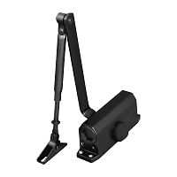 Доводчик Ajax (Аякс) дверной DCTR50-100 (TDR-100) 50-100кг BL черный